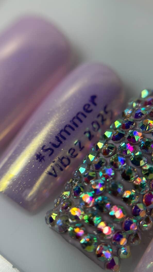 Jeweled shinny Lavender