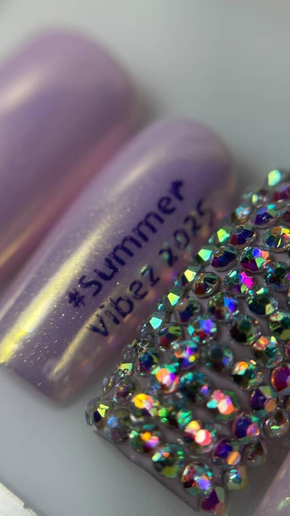 Jeweled shinny Lavender