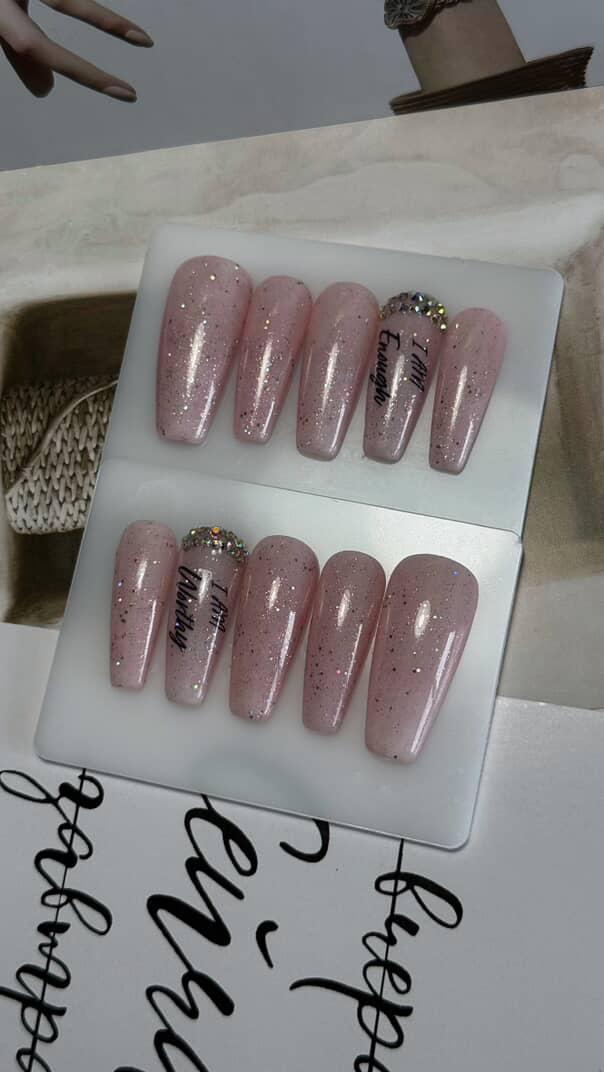 Sparkling Pink & Rhinestone