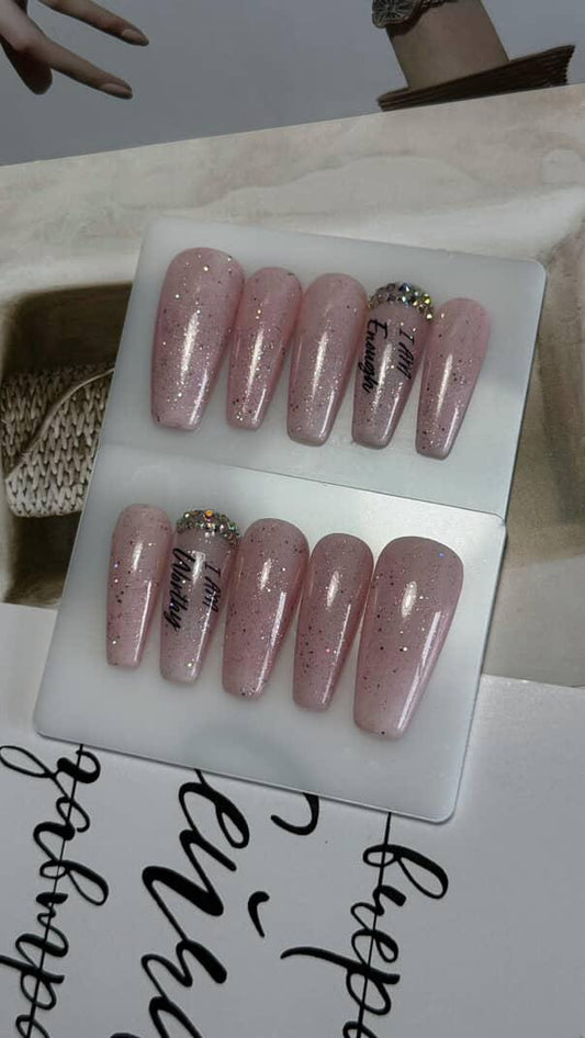 Sparkling Pink & Rhinestone